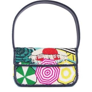 Staud Tommy beaded umbrella bag